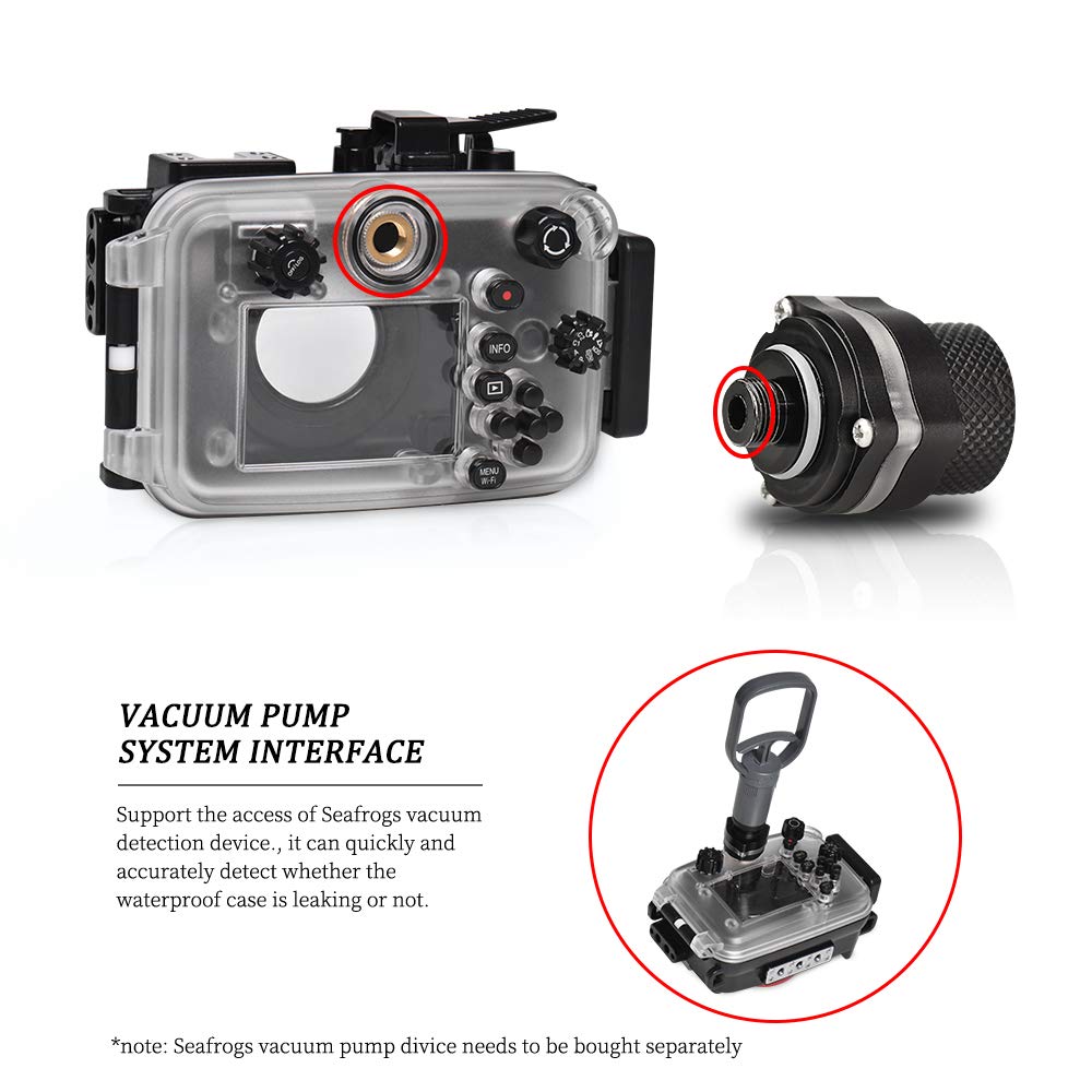 Amazon | Seafrogs 防水ケース オリンパス TG-6用 水中カメラ